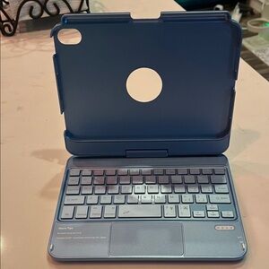 Blue iPad Keyboard Case